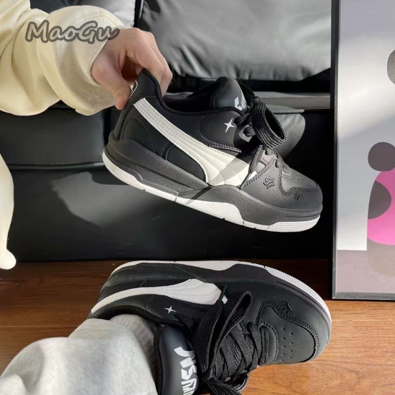 Женские черно-белые кожаные ке – обзор и цена Vans Shoes Old Skool